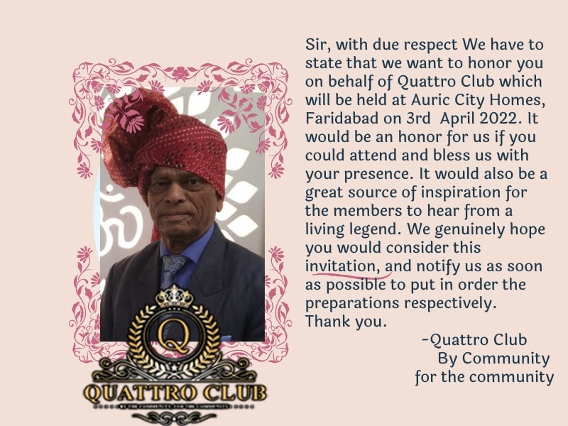 Club Vivache Announce Our New National Patron